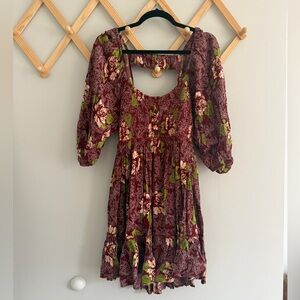 Free People Summer Picnic Mini Dress